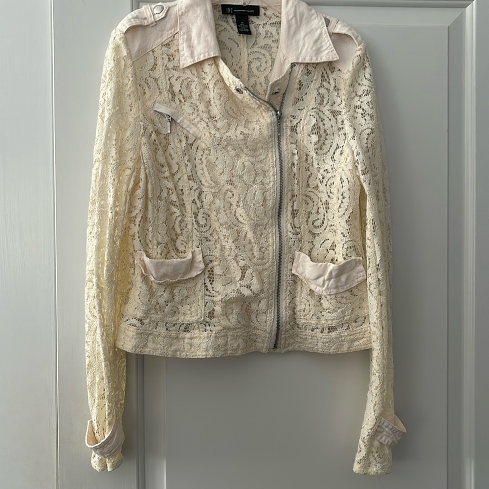 Lace blazer